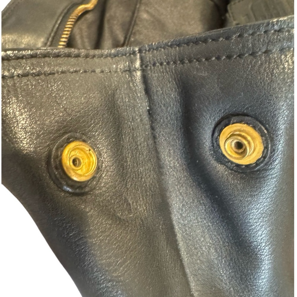 COACH SOHO black leather Satchel tote purse - Picture 6 of 17